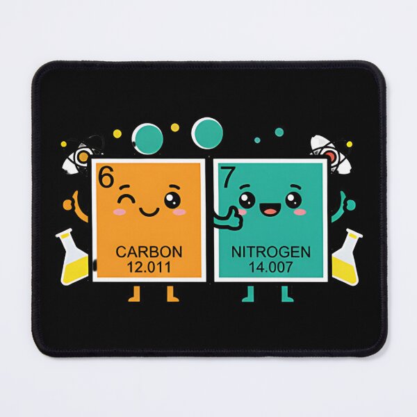 Item preview, Carbon And Nitrogen Cute Chemistry Elements Science Design For Nerdy Students And Teachers designed and sold by ArtDesignTp.
