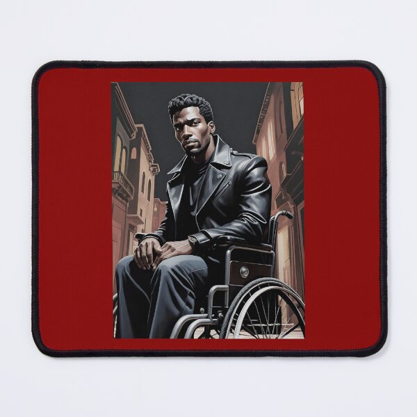Item preview, Man in Wheelchair on City Street designed and sold by Jon Fennel.