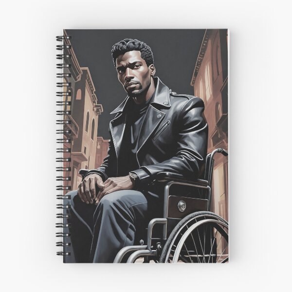 Item preview, Man in Wheelchair on City Street designed and sold by Jon Fennel.
