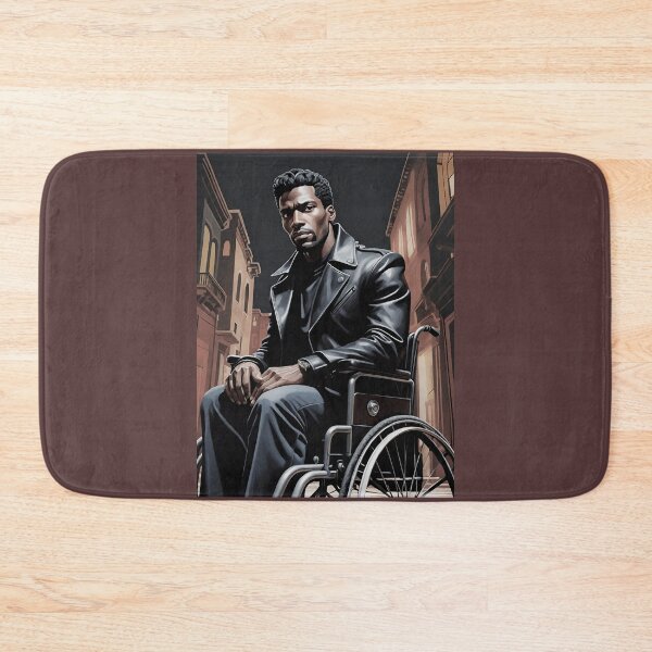 Item preview, Man in Wheelchair on City Street designed and sold by Jon Fennel.