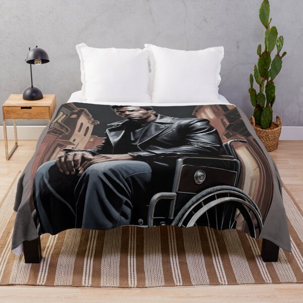 Item preview, Man in Wheelchair on City Street designed and sold by Jon Fennel.