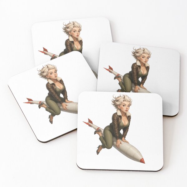 Item preview, Bomber Girl – Beauty with an Explosion of Style designed and sold by RAWLIFEGRAPHIC.