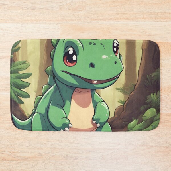 Item preview, Cute Dino in Forest designed and sold by Ink Rebellion.
