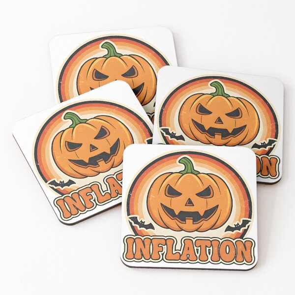 Item preview, Inflation Funny Pumpkin Halloween Design For Economic Humor Fans And Spooky Season Lovers designed and sold by ArtDesignTp.