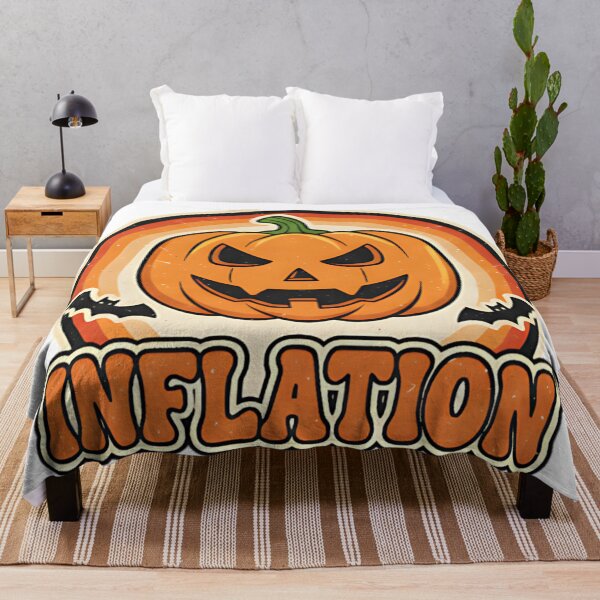 Item preview, Inflation Funny Pumpkin Halloween Design For Economic Humor Fans And Spooky Season Lovers designed and sold by ArtDesignTp.