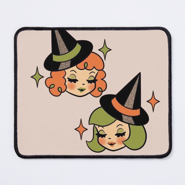 Item preview, witches cute print halloween designed and sold by forestgrump.