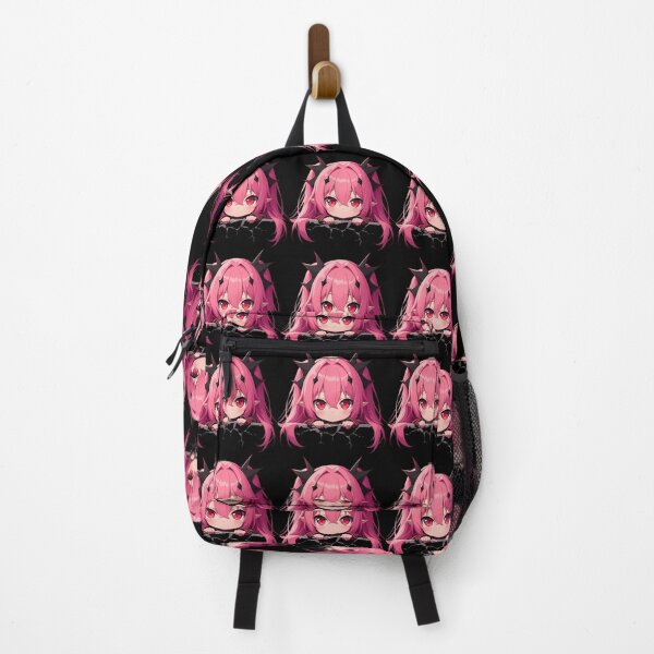 Item preview, Krul Tepes Seraph Of The End Chibi Peeking Pink Hair Red Eyes Anime designed and sold by TorbenKuhano.