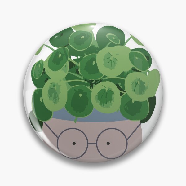 Item preview, Smiling Planter - Pilea Peperomioides (Chinese Money Plant) designed and sold by emiliapapaya.