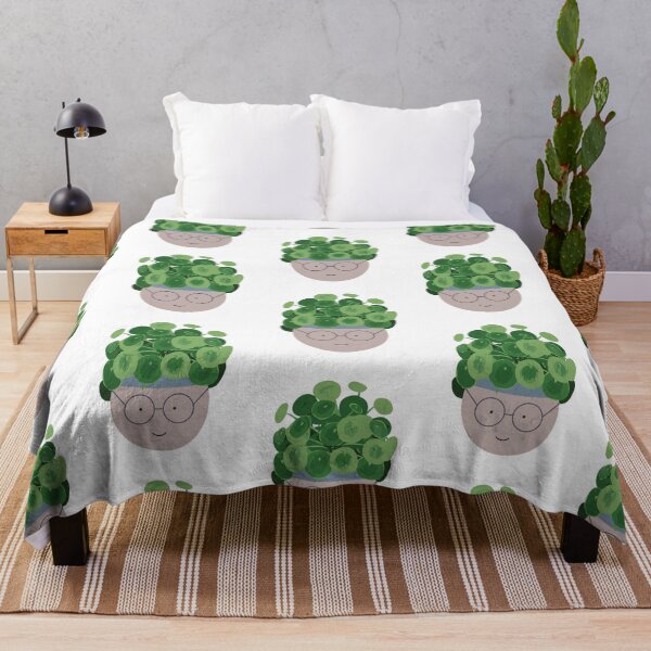 Item preview, Smiling Planter - Pilea Peperomioides (Chinese Money Plant) designed and sold by emiliapapaya.