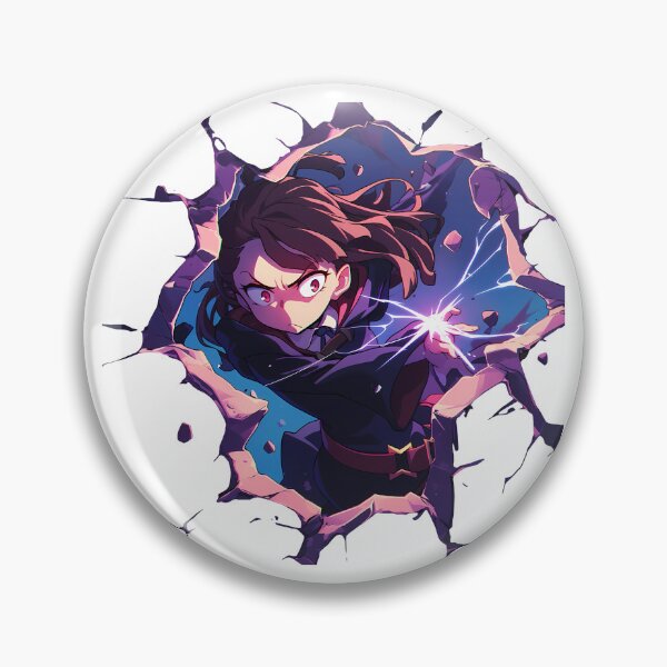 Item preview, Ursula Callistis Atsuko Kagari Little Witch Academia Anime Lightning Spell Through Cracked Wall designed and sold by TorbenKuhano.