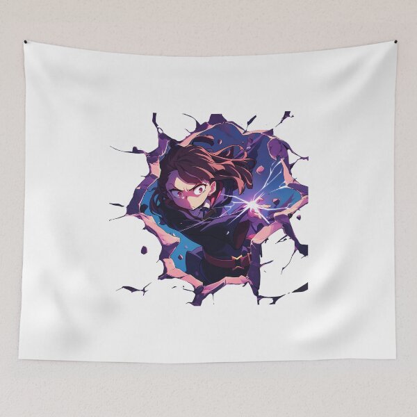 Item preview, Ursula Callistis Atsuko Kagari Little Witch Academia Anime Lightning Spell Through Cracked Wall designed and sold by TorbenKuhano.