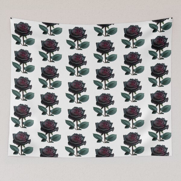 Item preview, Velvet Black Rose – Gothic Elegance and Dark Beauty designed and sold by PixelVibe782.