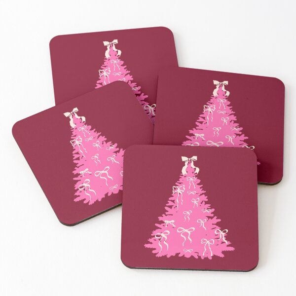 Item preview, Pink Christmas Tree Coquette with Bows designed and sold by MaiZephyr.