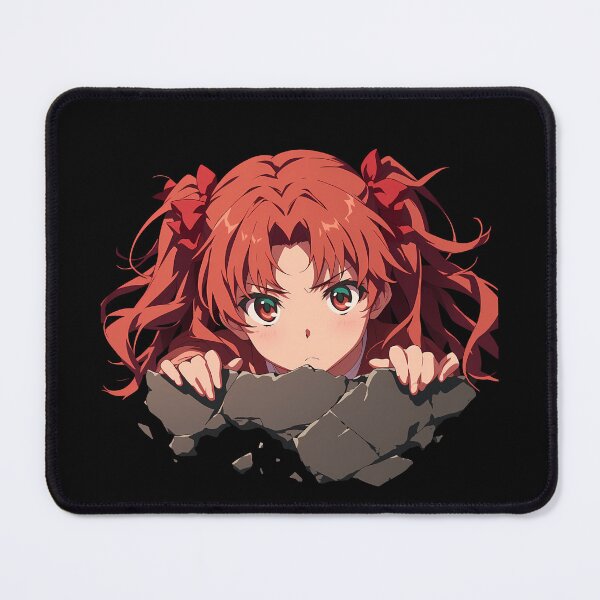 Item preview, Shirai Kuroko A Certain Scientific Railgun Anime Angry Peeking Over Wall Chibi designed and sold by TorbenKuhano.