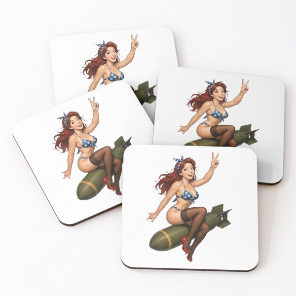Item preview, Bomber Girl – Beauty with an Explosion of Style designed and sold by RAWLIFEGRAPHIC.