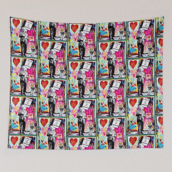 Item preview, Banksy Love Is The Answer Pop Art designed and sold by esperanzayar.
