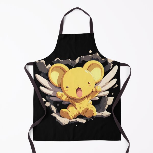 Item preview, Chan Kero Chan Cerberus Cardcaptor Sakura Peeking Flying Mouse Yellow Cute Anime designed and sold by TorbenKuhano.