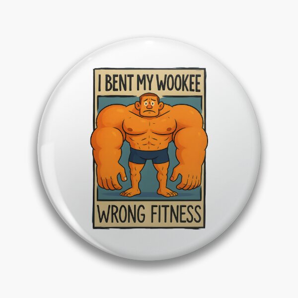 Item preview, I Bent My Wookiee - Wrong Fitness" Funny Strongman designed and sold by dreampik.
