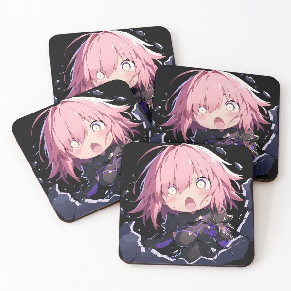 Item preview, Mash Kyrielight Shielder Fate Grand Order Peeking Shocked Pink Hair Game designed and sold by TorbenKuhano.