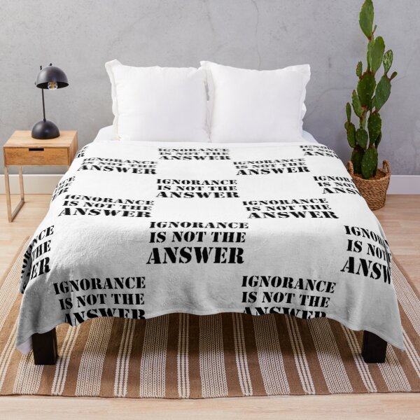 Item preview, Ignorance Is Not The Answer designed and sold by esperanzayar.