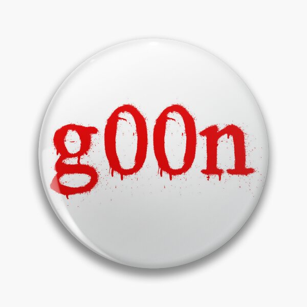 Item preview, g00n, Red Gritty Typography  designed and sold by Memes N Lore .
