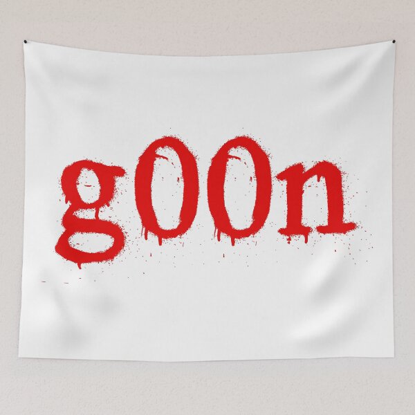 Item preview, g00n, Red Gritty Typography  designed and sold by Memes N Lore .