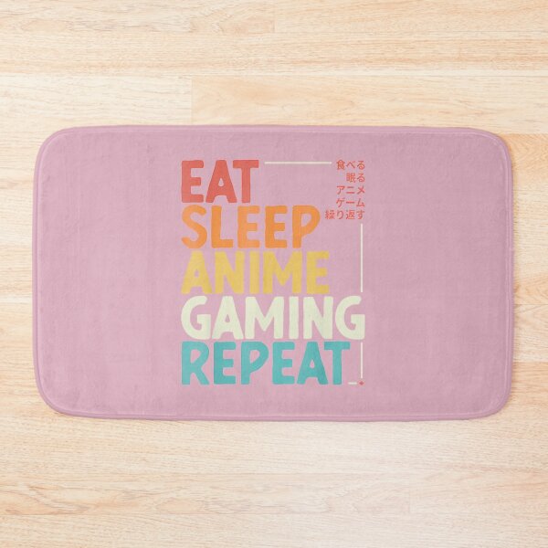 Item preview, Eat Sleep Anime Gaming Repeat Otaku Gamer Japanese Anime Png By Merch, Limited Edition, Perfect Gif designed and sold by luanajardelp.