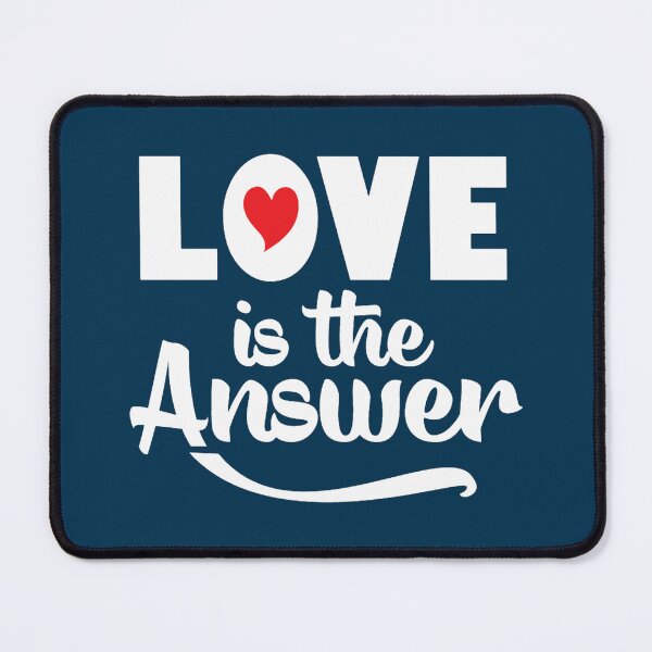 Item preview, Love is the Answer - Red Background designed and sold by esperanzayar.