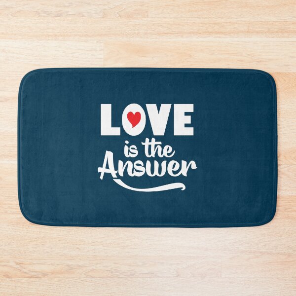 Item preview, Love is the Answer - Red Background designed and sold by esperanzayar.
