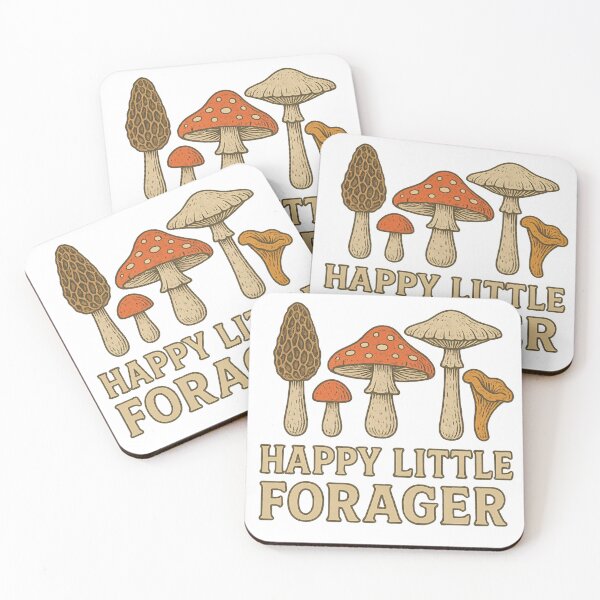 Item preview, Happy Little Forager • Cottagecore Mushroom Design designed and sold by Ordinarytees.