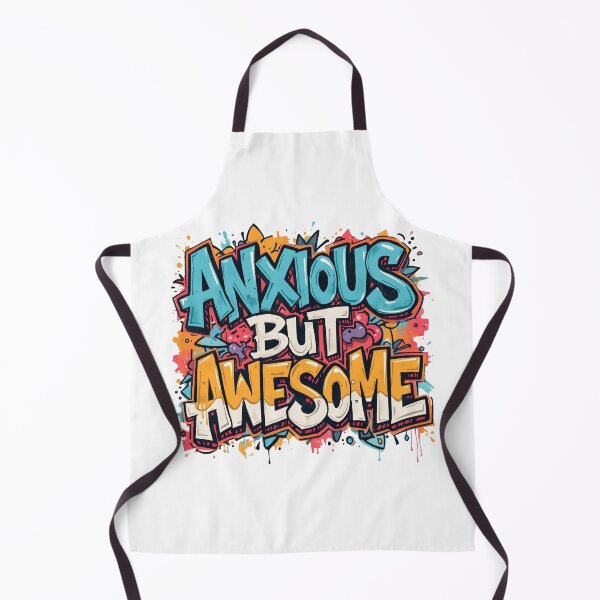 Item preview, Anxious But Awesome - Cartoon Graffiti Art designed and sold by ZenPaths.