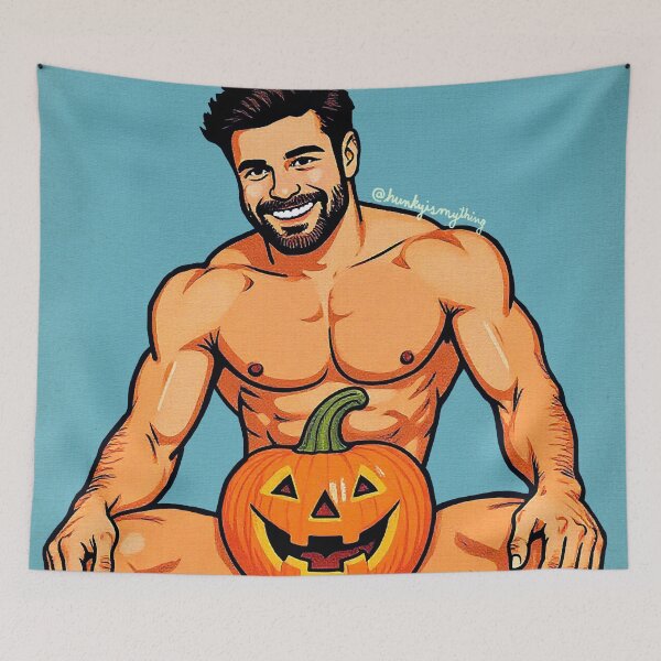 Item preview, I Think We All Know Why The Pumpkin Is Happy II designed and sold by Hunkyismything.