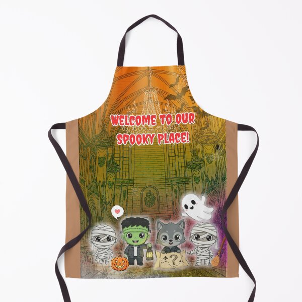 Item preview, Welcome to Our Spooky Place! Cute Chibi Monster Squad designed and sold by Chengfresh.