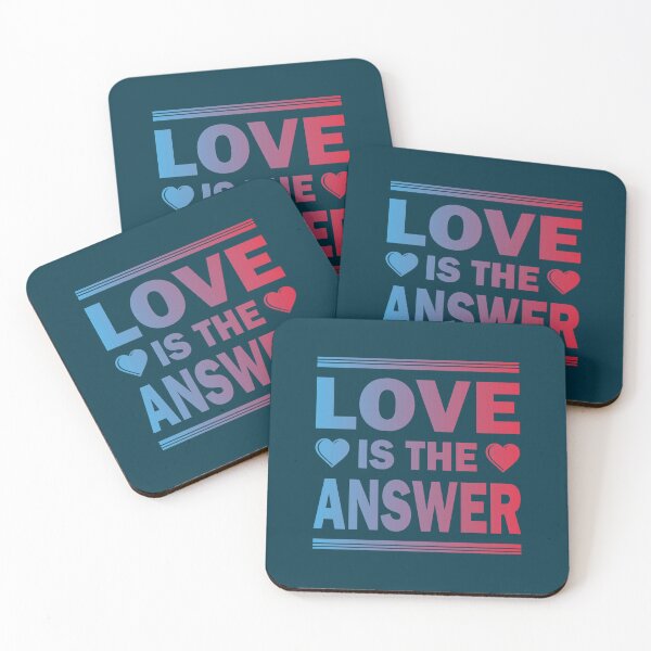 Item preview, LOVE IS THE ANSWER (2) designed and sold by esperanzayar.