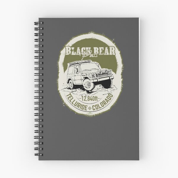 Item preview, Black Bear Pass, Telluride Colorado 4x4 Sticker TShirt 01 designed and sold by OuterShellUK.