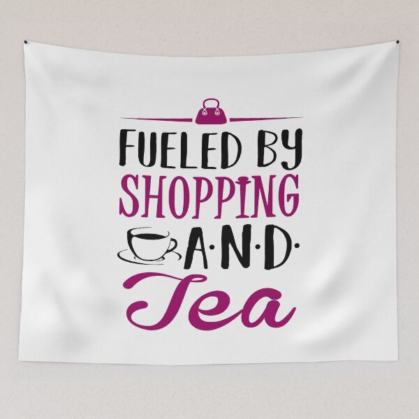 Item preview, Fueled by Shopping and Tea designed and sold by KsuAnn.