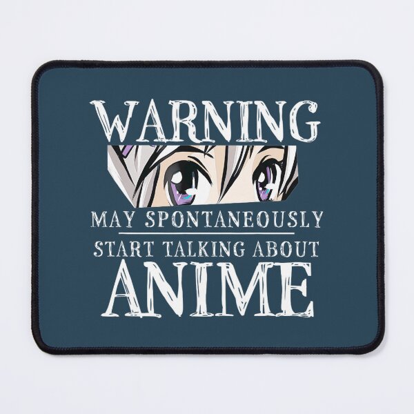 Item preview, Anime Eyes Warning, Spontaneous Fandom Alert By Merch, Limited Edition, Perfect Gift For You And Fr designed and sold by luanajardelp.