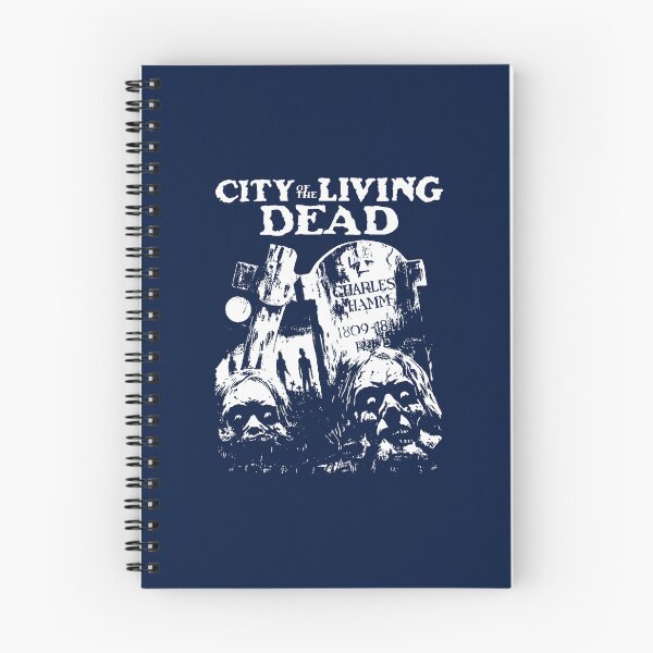 Item preview, Haunting City of living, dead black and white design designed and sold by bellacalixtas.