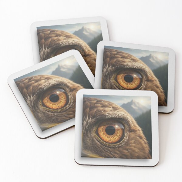 Item preview, Piercing Gaze Digital Eagle Eye Art  designed and sold by loccotown168.
