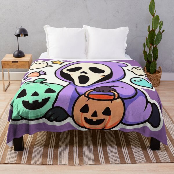 Item preview, ghostface chibi cute mask print halloween  designed and sold by forestgrump.