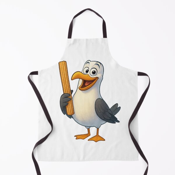 Item preview, Happy as a Seagull with a churro designed and sold by Interstellar Lotus .
