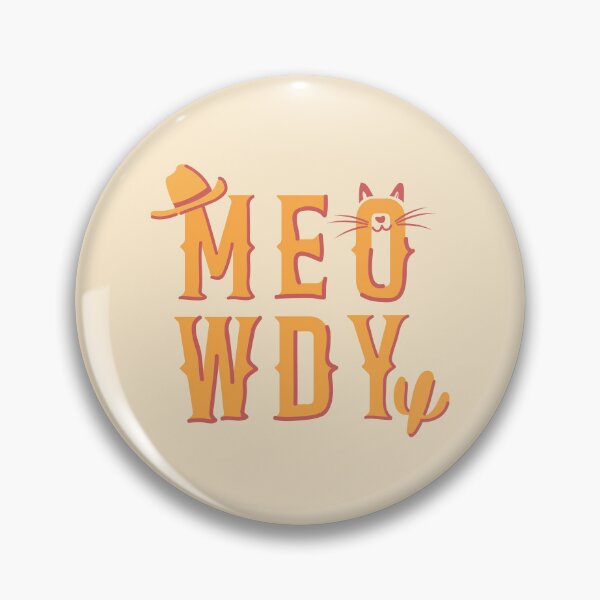Item preview, Meowdy Typography designed and sold by nineFlorals.