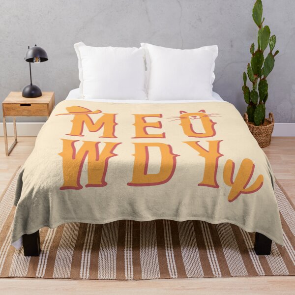 Item preview, Meowdy Typography designed and sold by nineFlorals.
