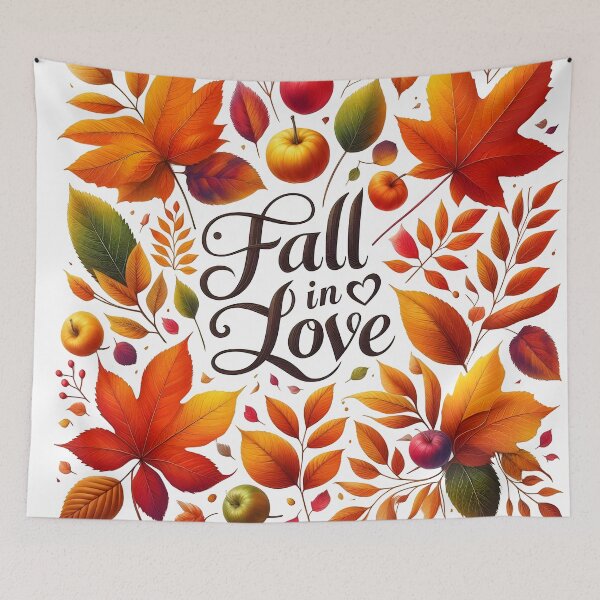 Item preview,  season, sweetheart, intimacy, autumn leaves, love, fall in leaves designed and sold by TrueArtVibes.