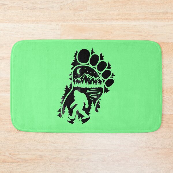 Item preview, Bigfoot Sasquatch Mountain Moon Scene Footprint By Merch, Limited Edition, Perfect Gift For You And designed and sold by JosephHunter7.