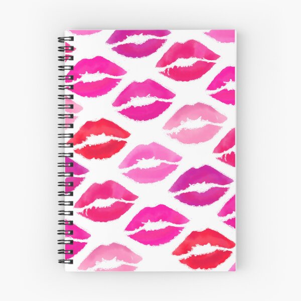 Item preview, Watercolor lips pattern designed and sold by DewDonuts.