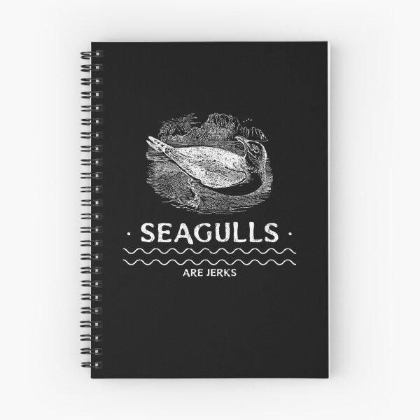 Item preview, seagulls are jerks bird conspiracy fan designed and sold by snowry.