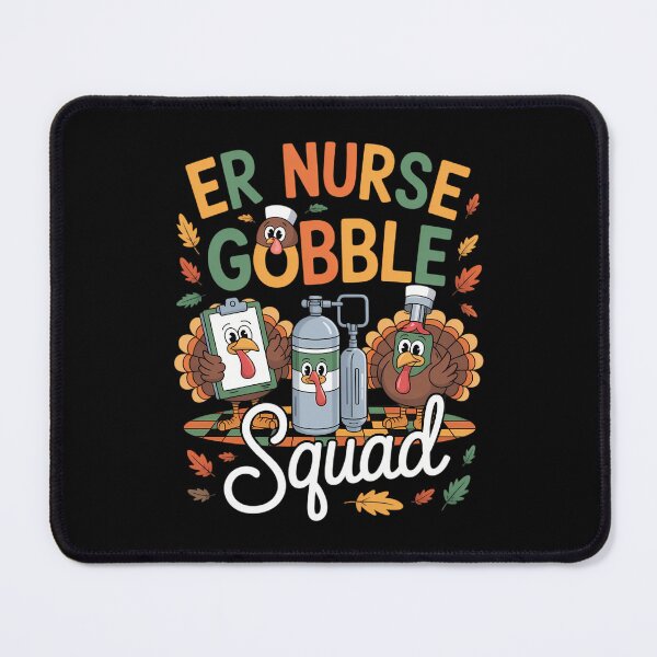 Item preview, Nurse Gobble Squad ER Nurse Turkey Lover Thanksgiving designed and sold by petrichorsworld.