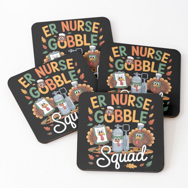 Item preview, Nurse Gobble Squad ER Nurse Turkey Lover Thanksgiving designed and sold by petrichorsworld.