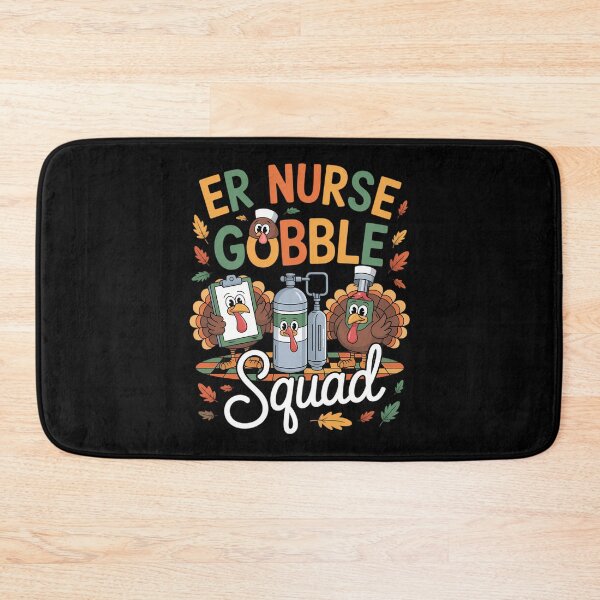 Item preview, Nurse Gobble Squad ER Nurse Turkey Lover Thanksgiving designed and sold by petrichorsworld.